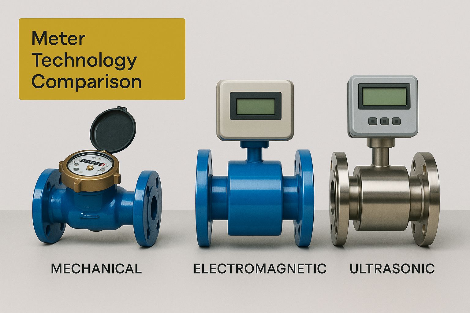 Infographic about water flow meter
