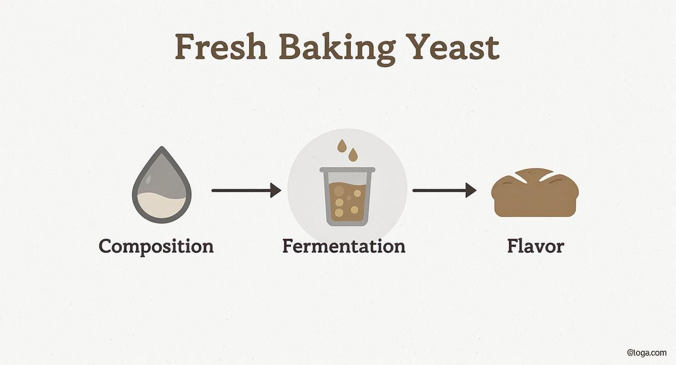 Infographic about fresh baking yeast