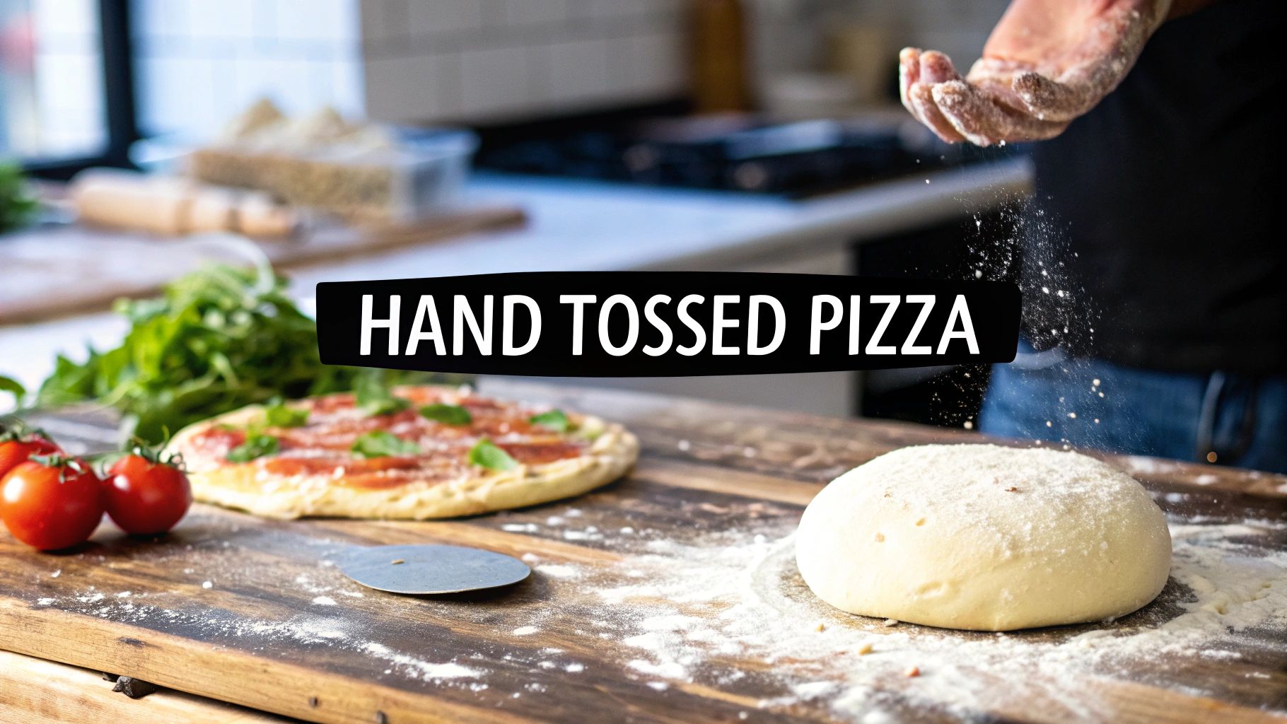 Hand Tossed Pizza: Master the Dough, Toss, and Toppings at Home