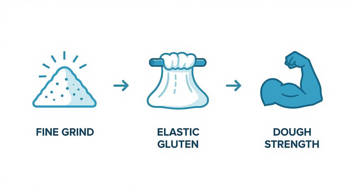 Infographic about antimo caputo flour