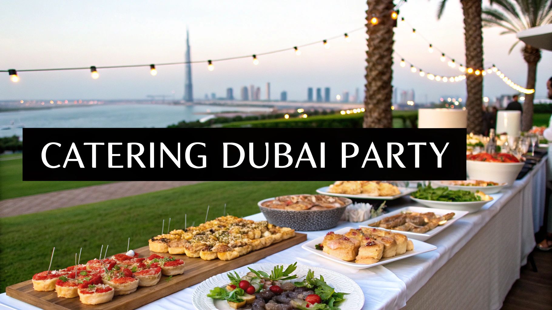 Plan Your catering dubai party to wow guests