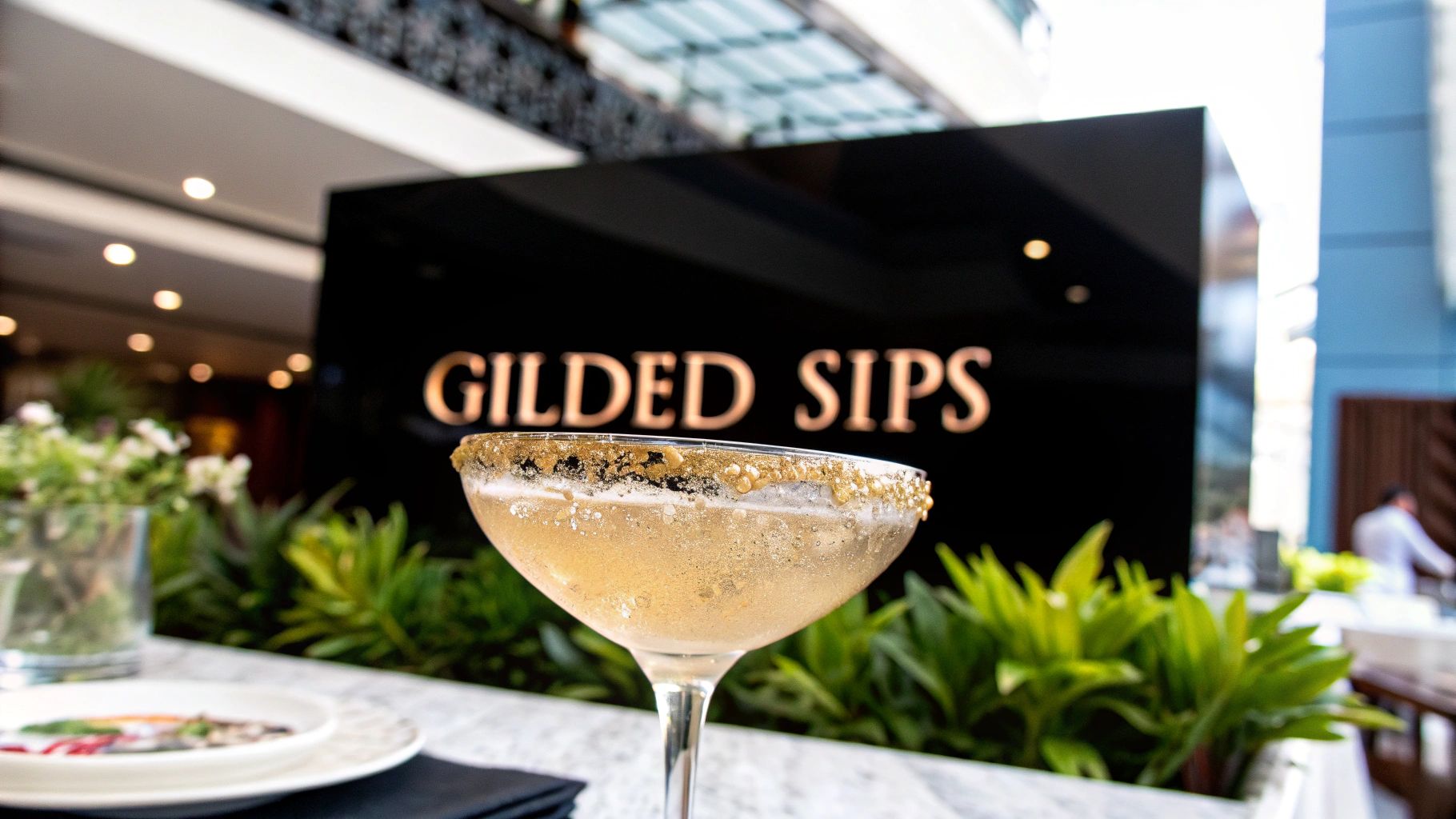 Edible God and Silver garnishing for drinks and food in Dubai UAE