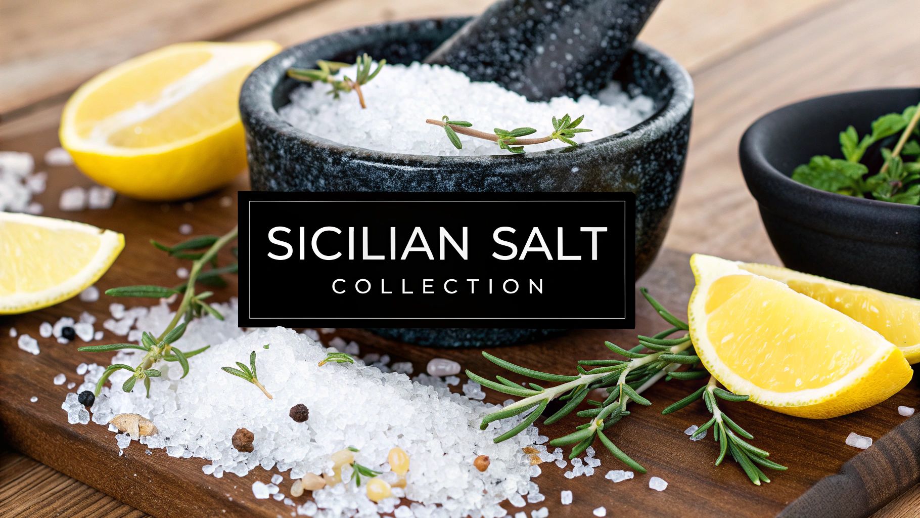 Sicilian Rock Flavored Salts Collection by Poseidon Emporium IFM Dubai