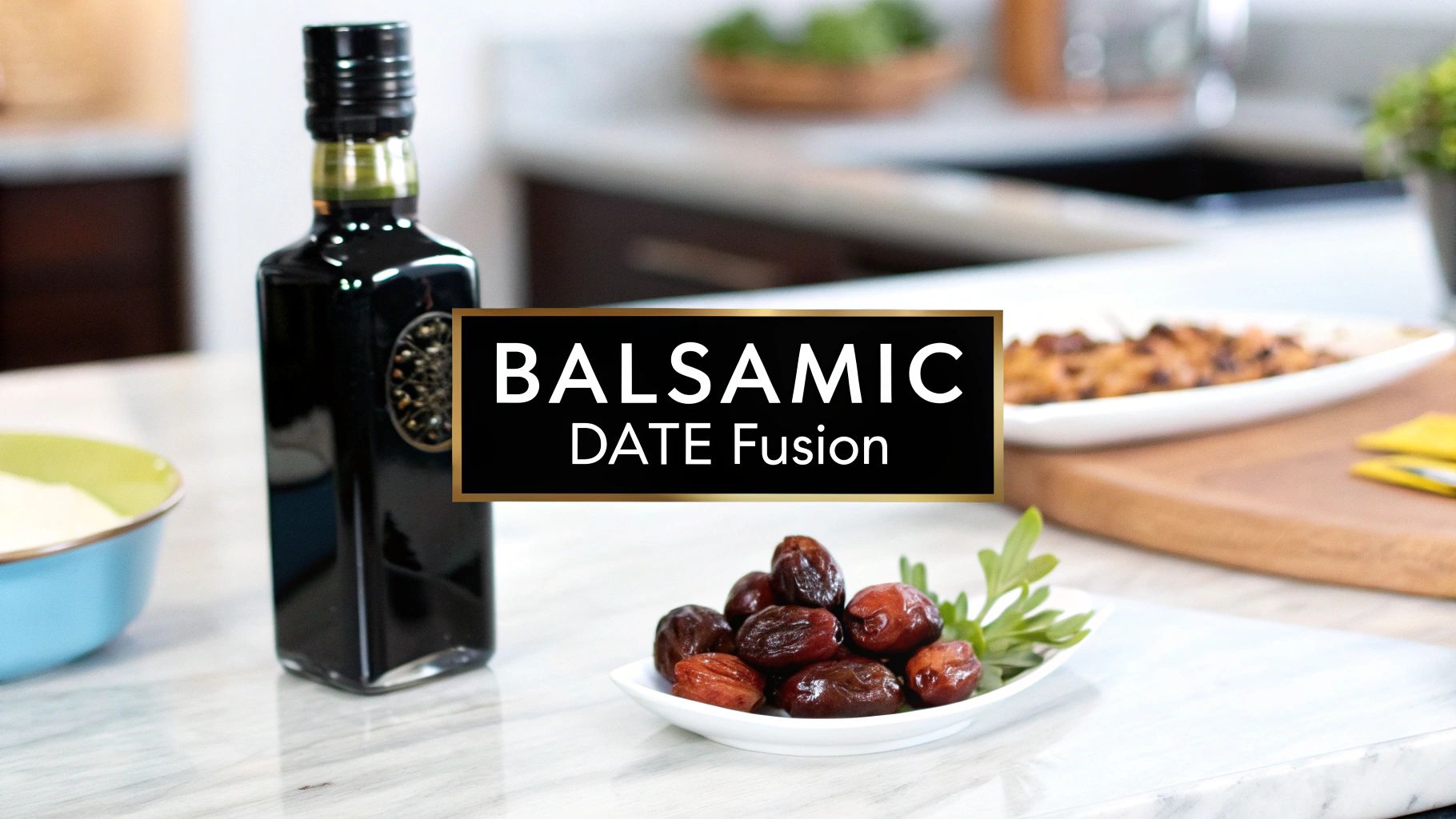 Italian Balsamic Vinegar Condiment with Dates – Gourmet Taste in Dubai UAE