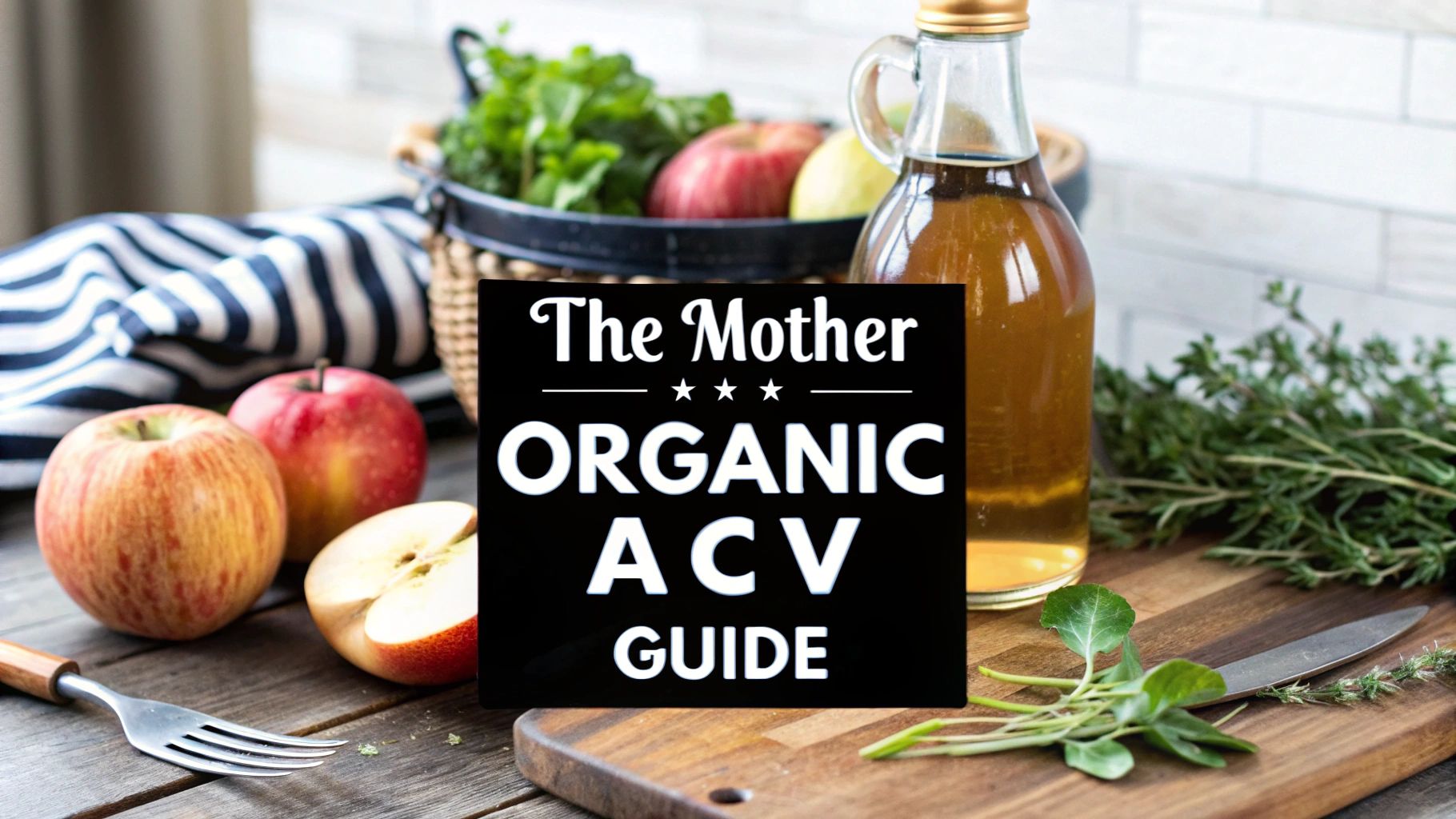 Organic Apple Cider vinegar: Benefits, Uses & Tips