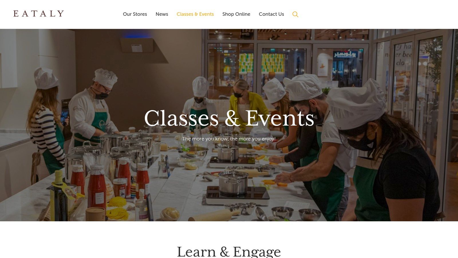 Children participating in a pizza-making class at Eataly La Scuola in Dubai Mall