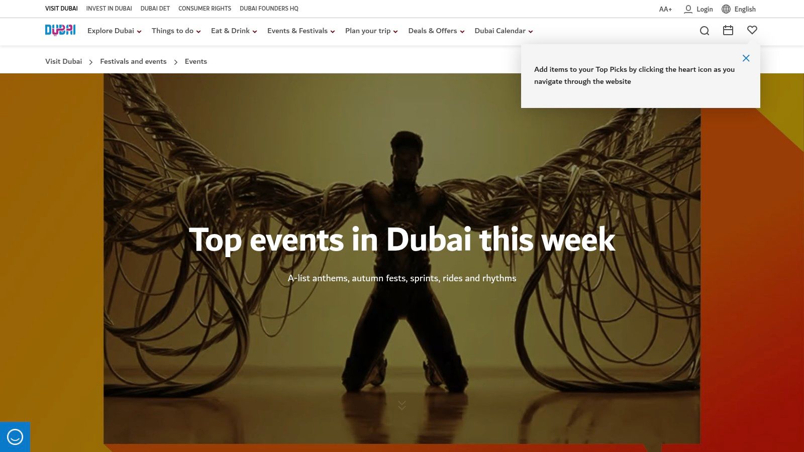Visit Dubai – Dubai Events Calendar