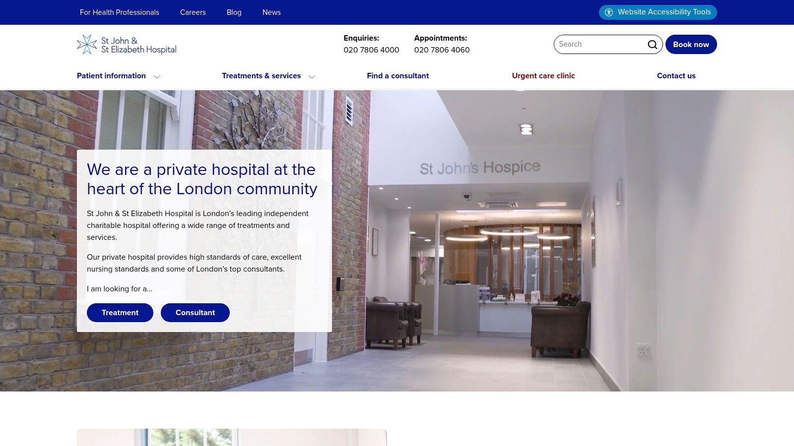 St John & St Elizabeth Hospital