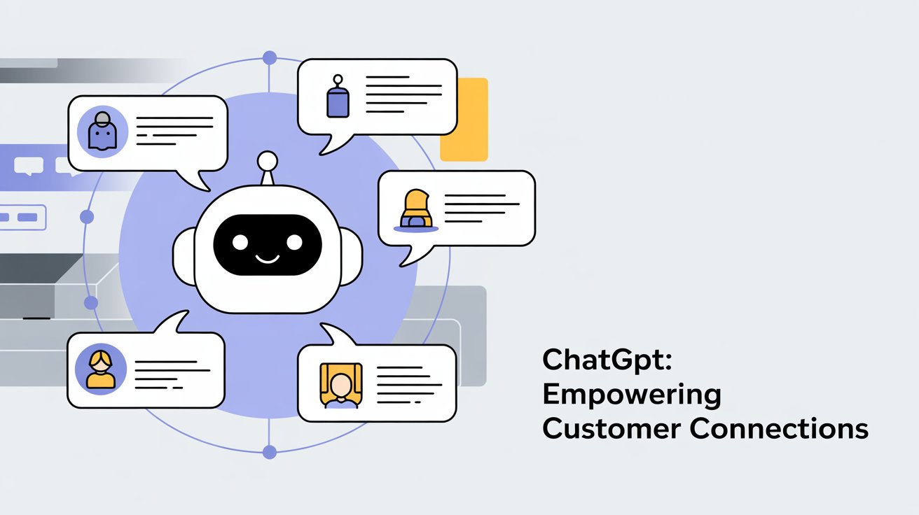 Illustration showing ideal use case scenarios for ChatGPT in customer service environments