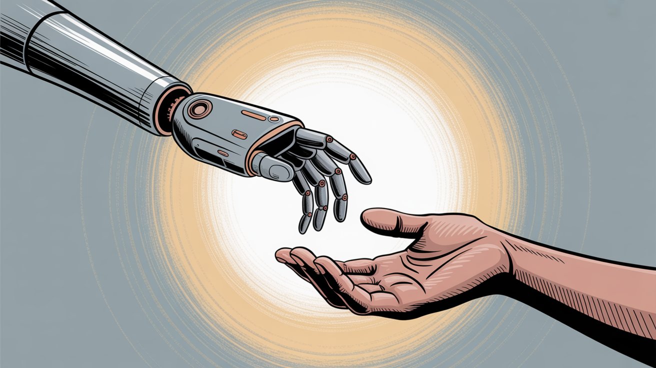 AI chatbot seamlessly handing off complex customer inquiries to human agents in Microsoft Teams for personalized support