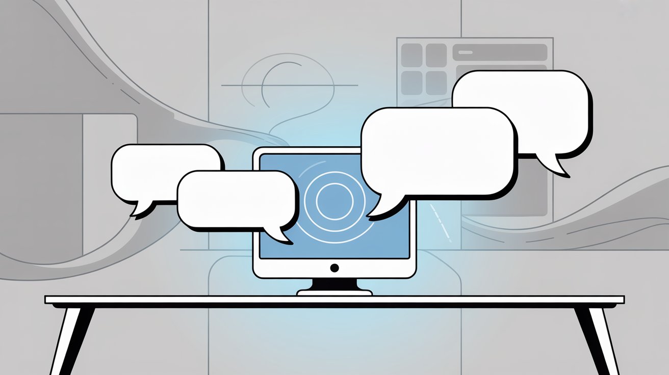 Workspace collaboration platform with chat messages flowing seamlessly into team communication interface