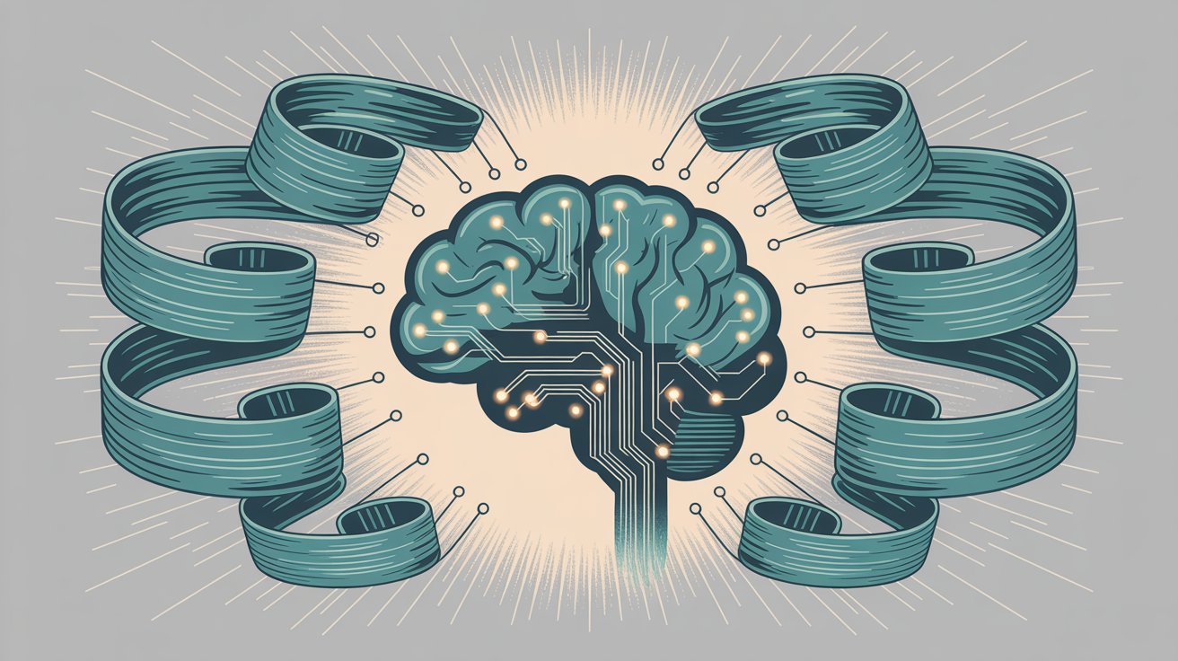 Central AI hub connecting 8 implementation phases showing structured chatbot development roadmap
