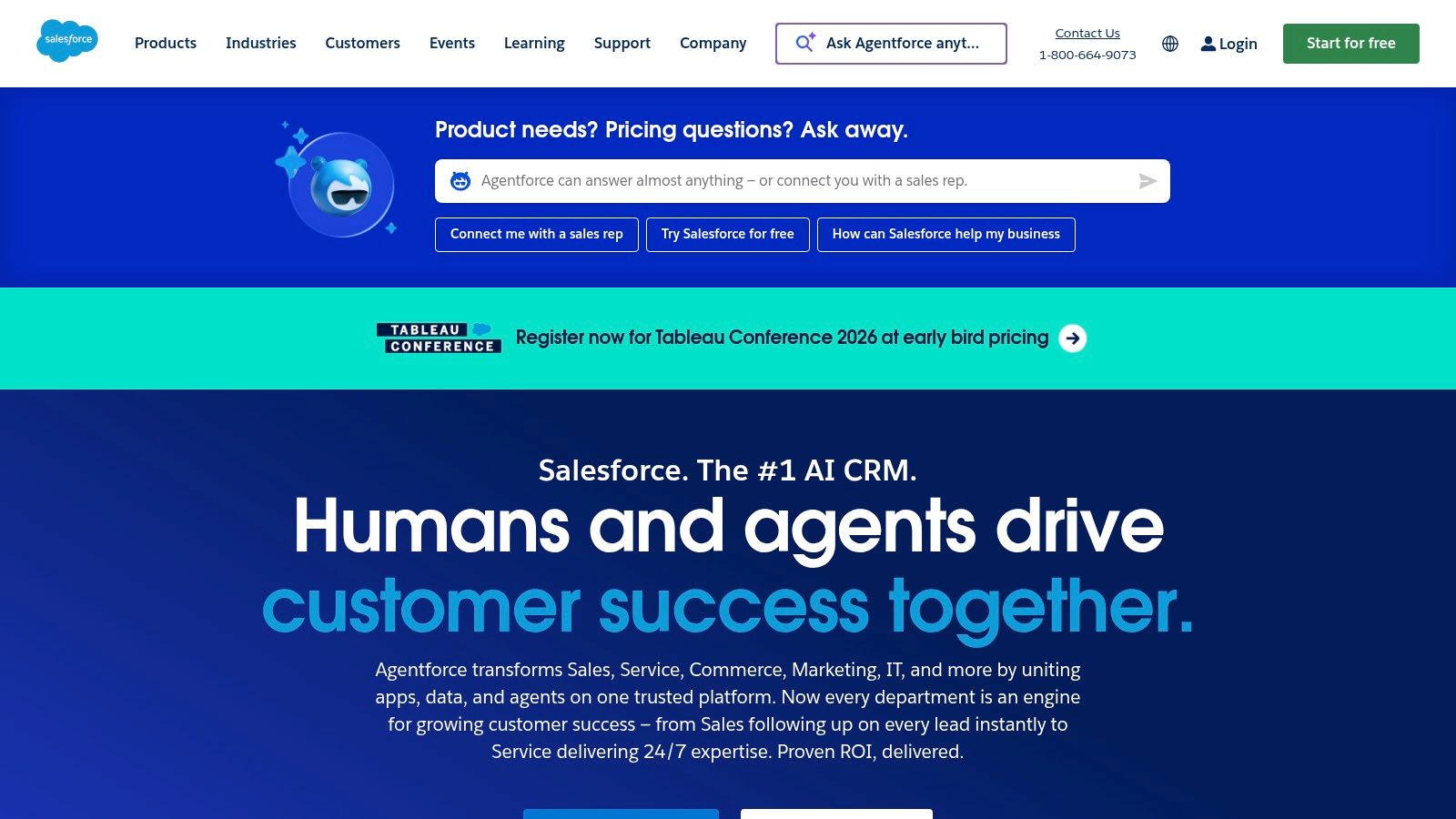 The Salesforce Starter Suite interface displays a clean dashboard with key metrics for leads, opportunities, and sales performance.