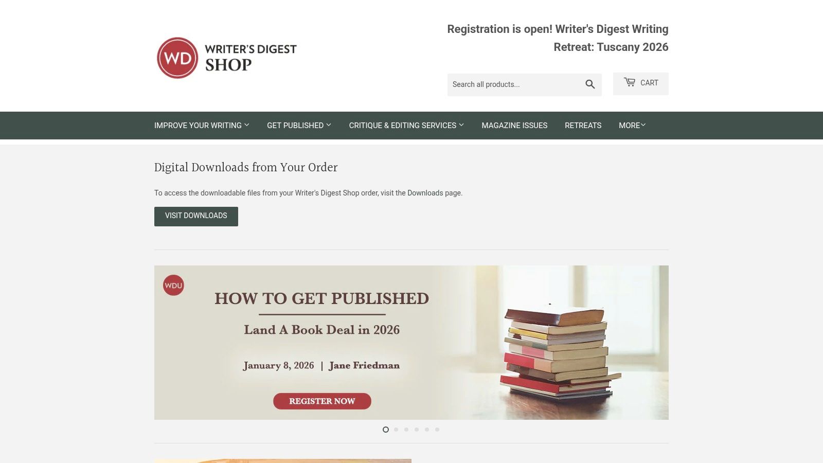 Writer's Digest Shop