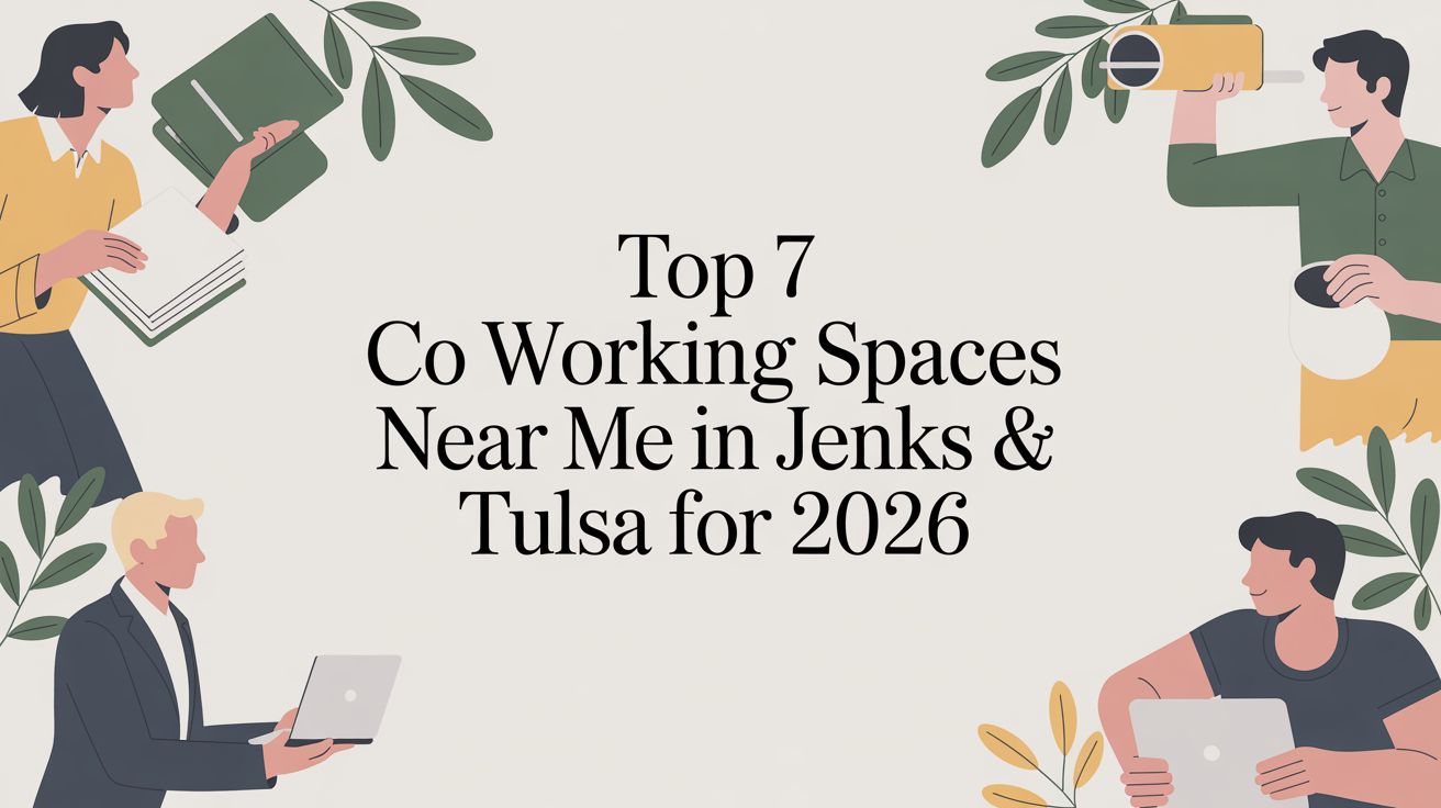 Top 7 Co Working Spaces Near Me in Jenks & Tulsa for 2026