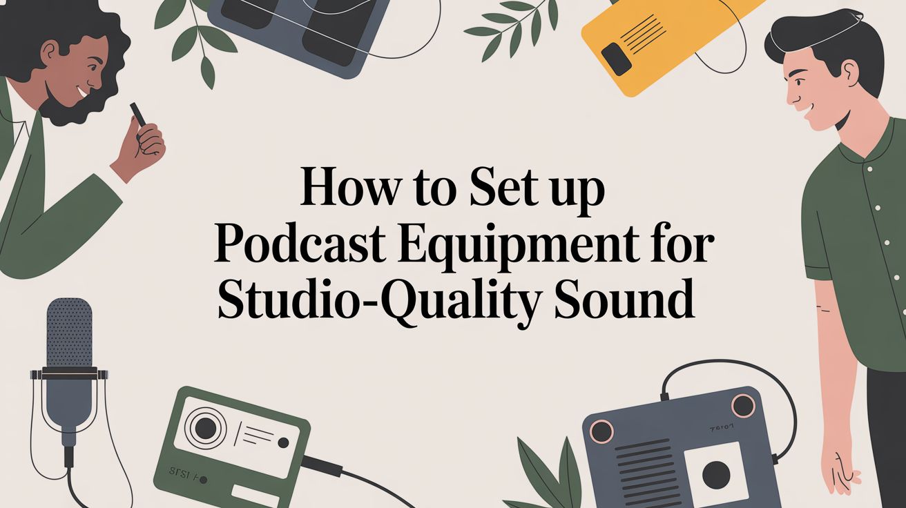 How to Set Up Podcast Equipment for Studio-Quality Sound