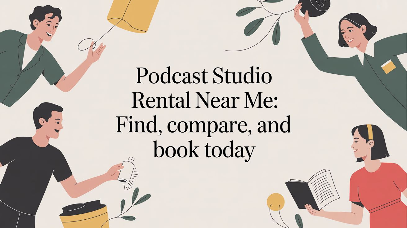 Podcast Studio Rental Near Me: Find, Compare, and Book Today