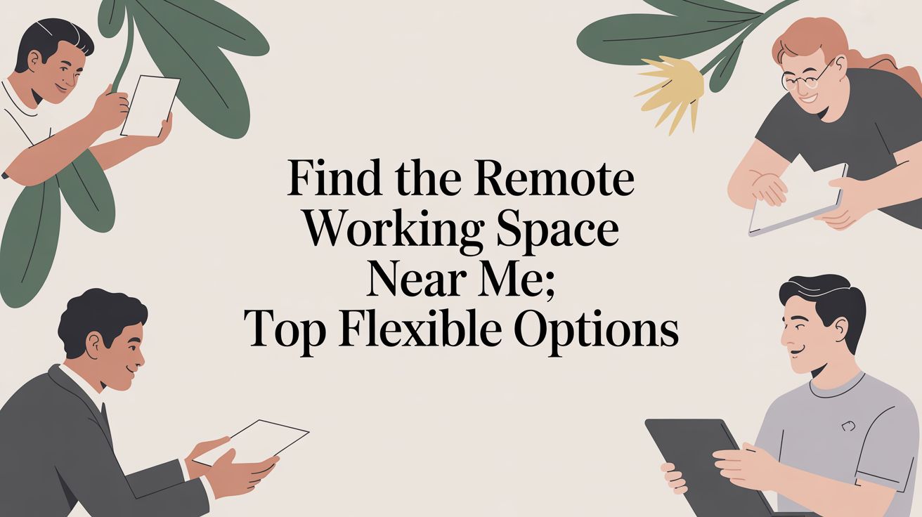 Find the remote working space near me: Top flexible options