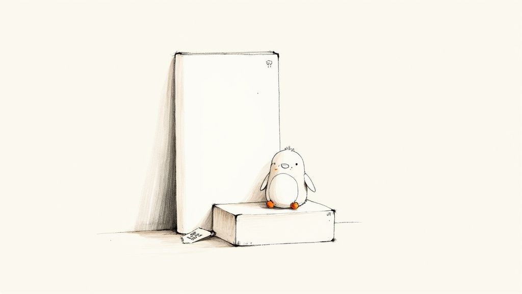 A child reading the Jellycat Peanut Penguin Book with the matching plush toy nearby.