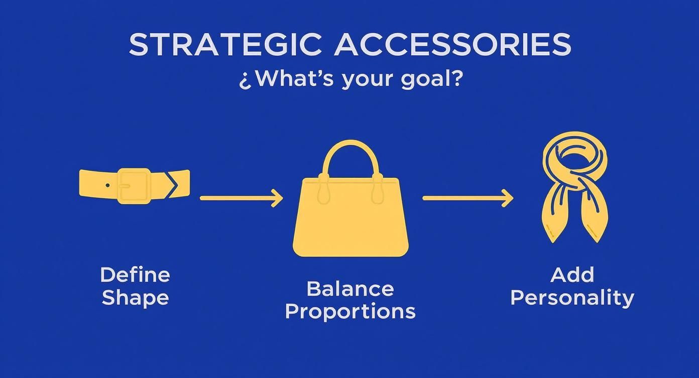 Infographic about how to accessorize an outfit