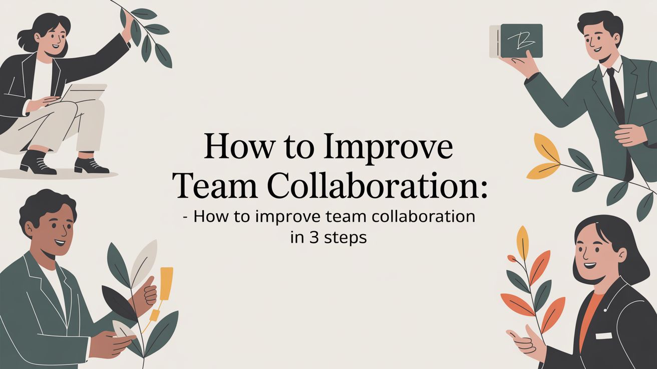 How to Improve Team Collaboration: A 3-Step Guide for Real Results