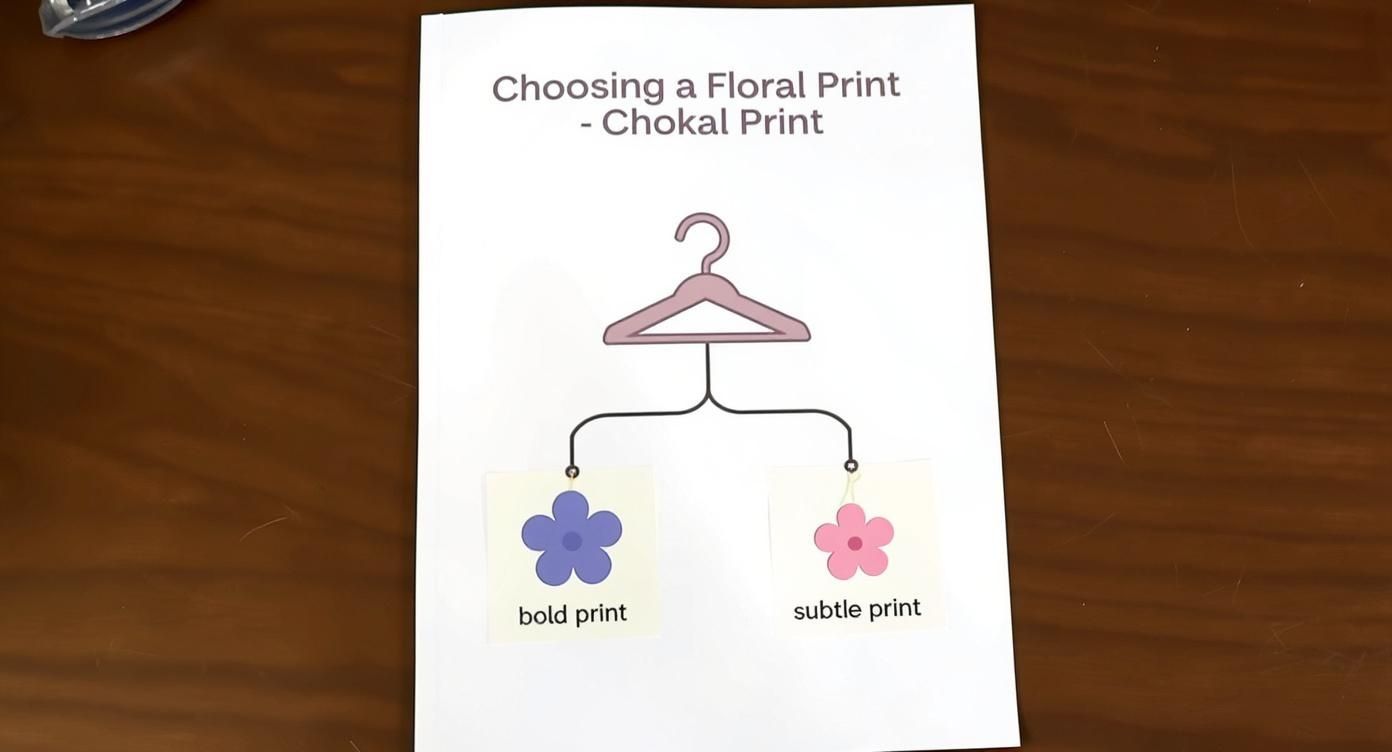 Infographic about floral chiffon maxi dresses