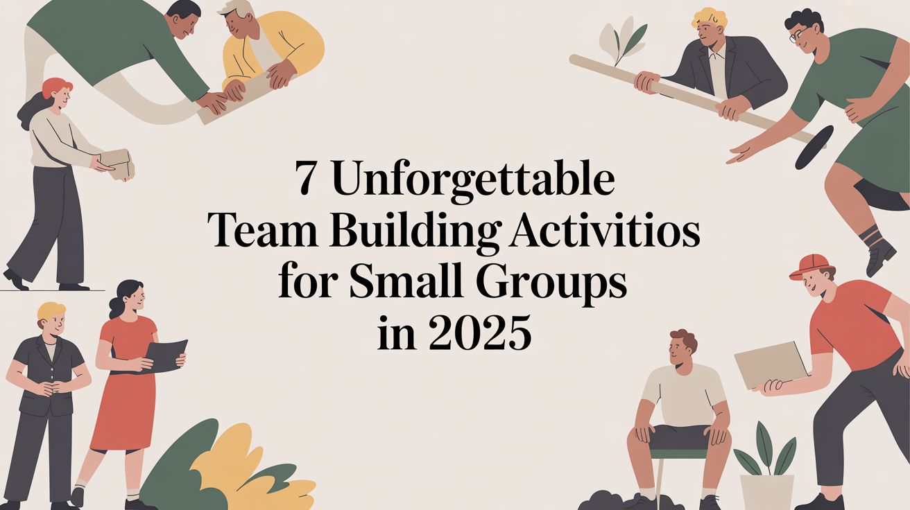 7 Unforgettable Team Building Activities for Small Groups in 2025