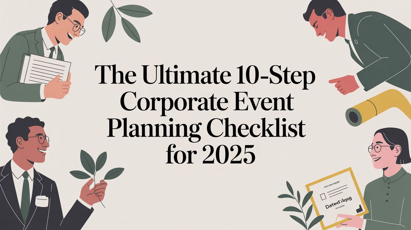 The Ultimate 10-Step Corporate Event Planning Checklist for 2025