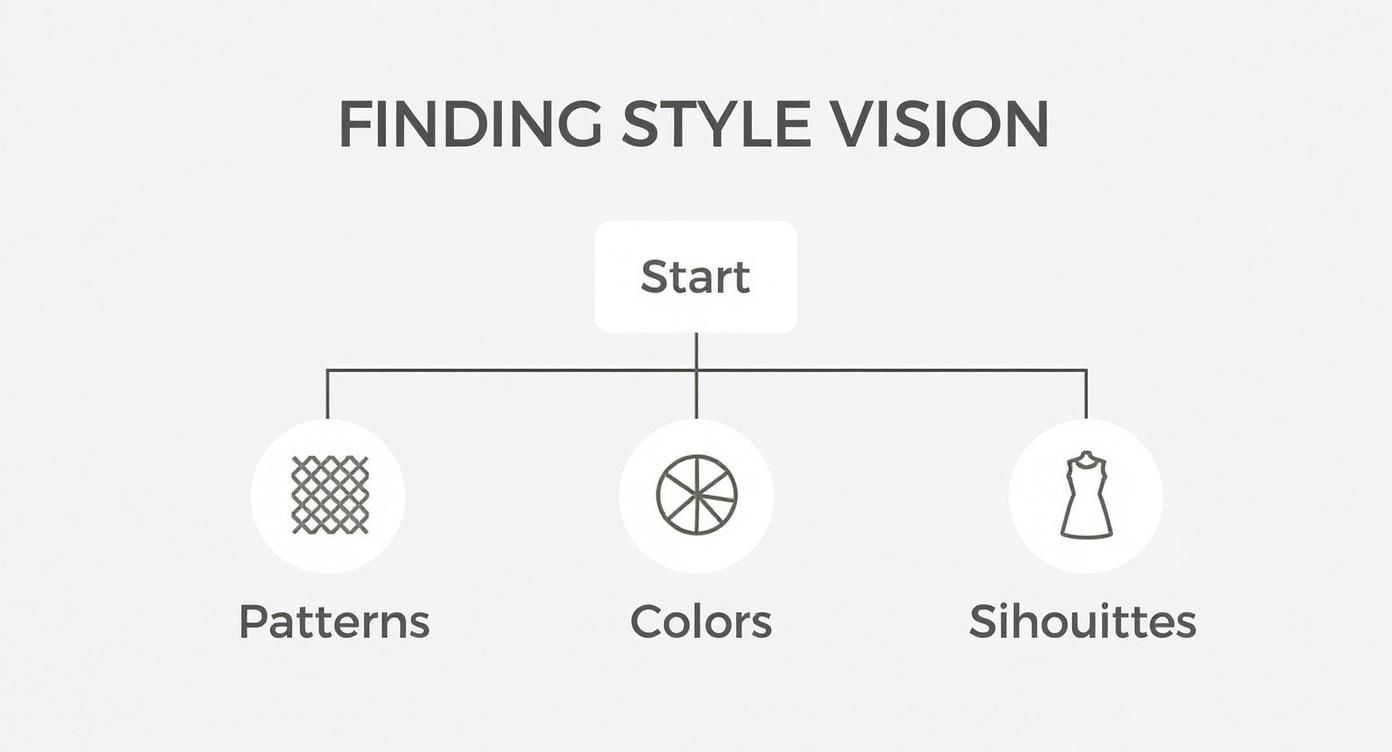 Infographic about how to find your personal style