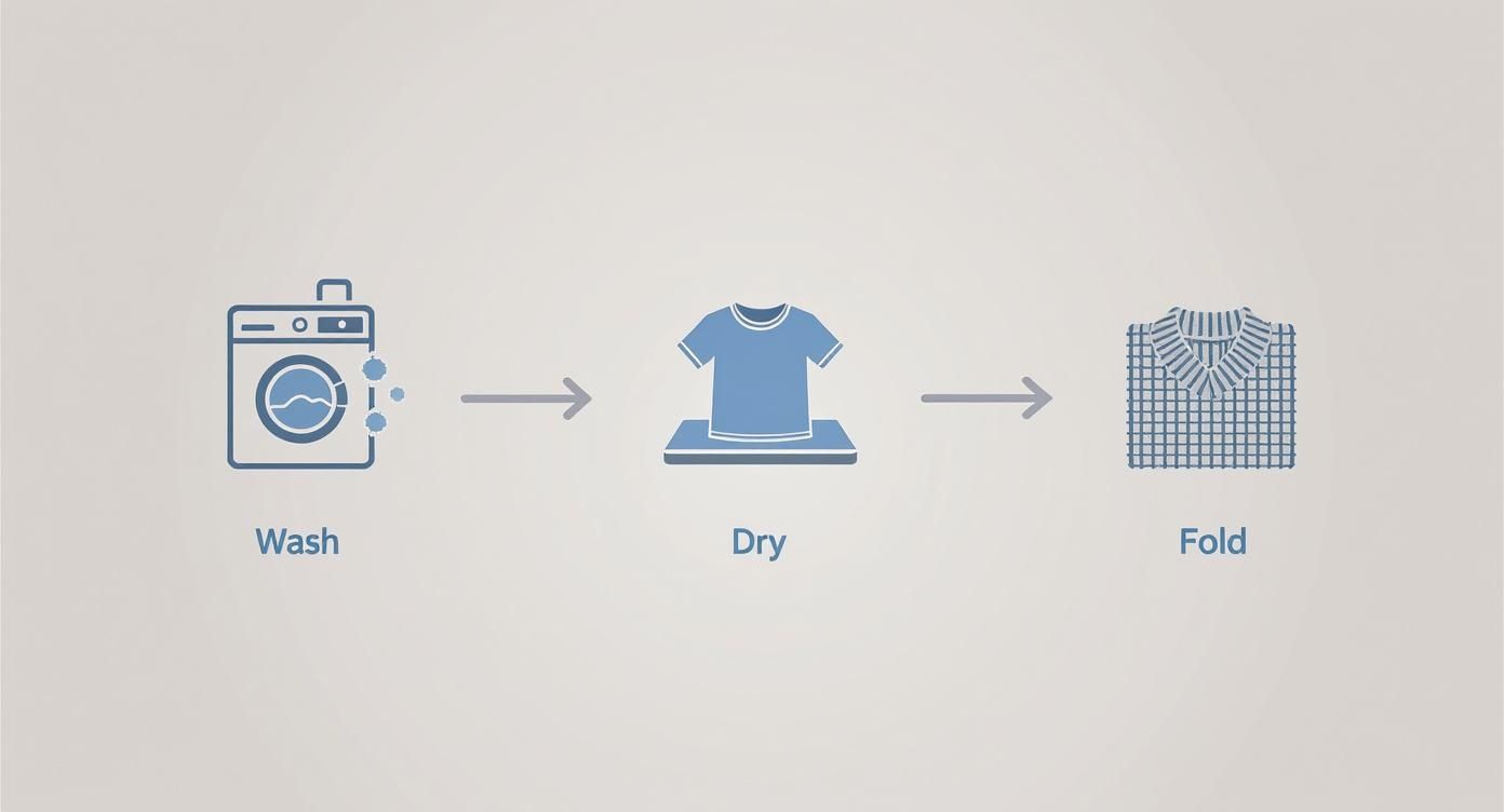 Infographic about how to store cashmere sweaters