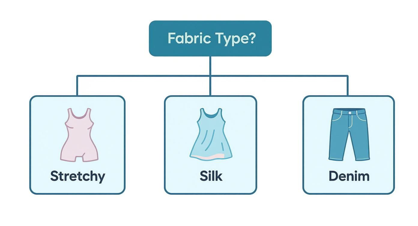 Infographic about glue for rhinestones on fabric