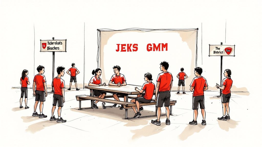 Game day at The Ten District