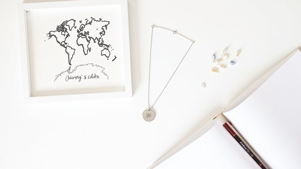 Woman holding a personalized gift box with a happy expression.