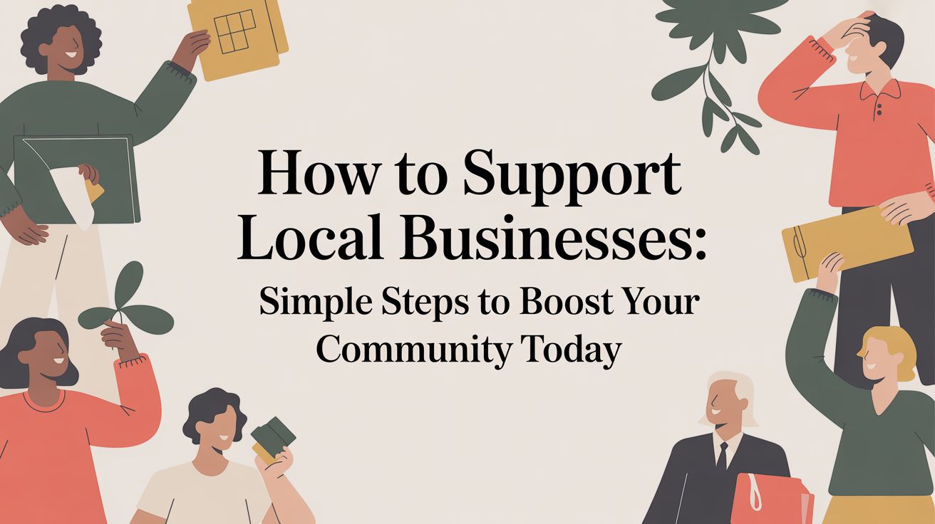 How to support local businesses: Simple steps to boost your community today