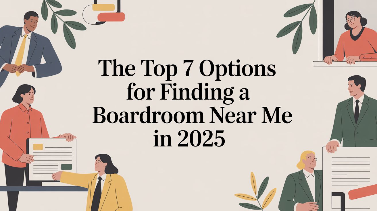 The Top 7 Options for Finding a Boardroom Near Me in 2025