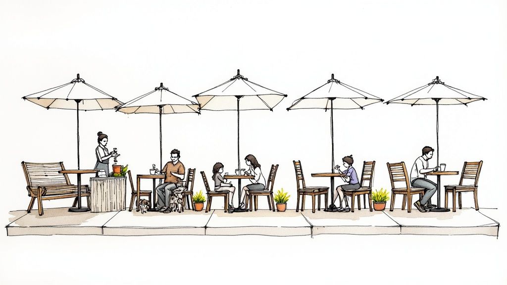 Top 8: coffee shops with outdoor seating in The Ten District