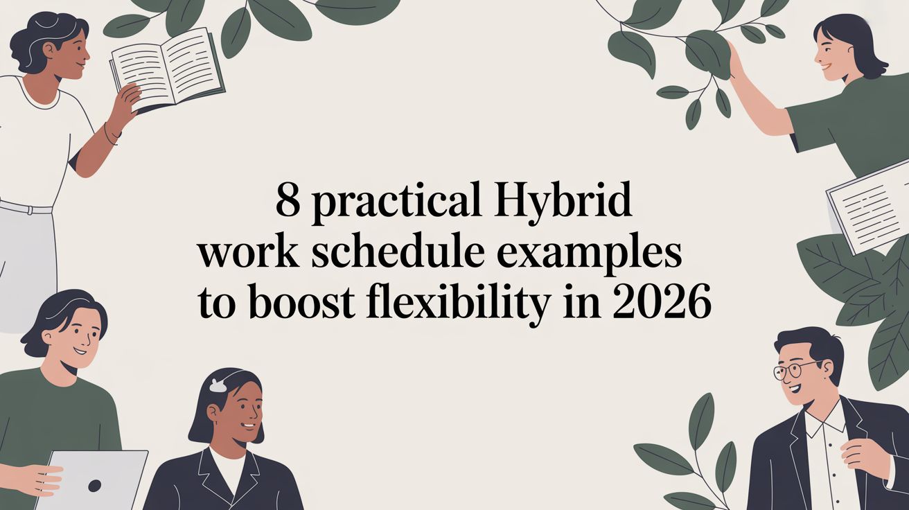 8 Practical Hybrid Work Schedule Examples to Boost Flexibility in 2026