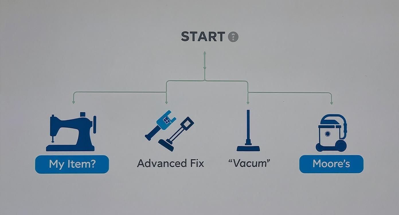 Infographic about moore's sewing & vacuum huntington beach huntington beach ca