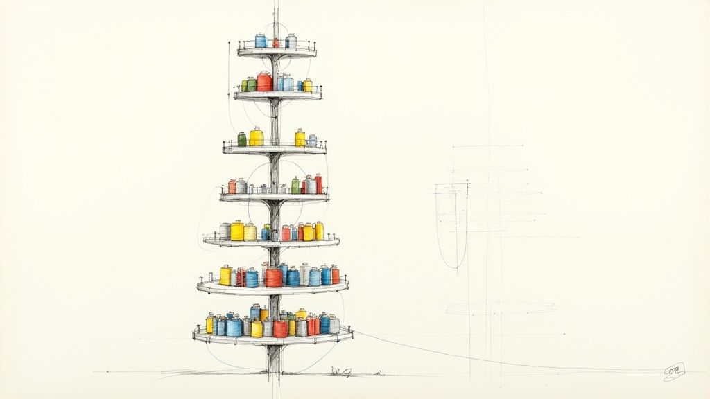 Thread Rack and Spool Storage