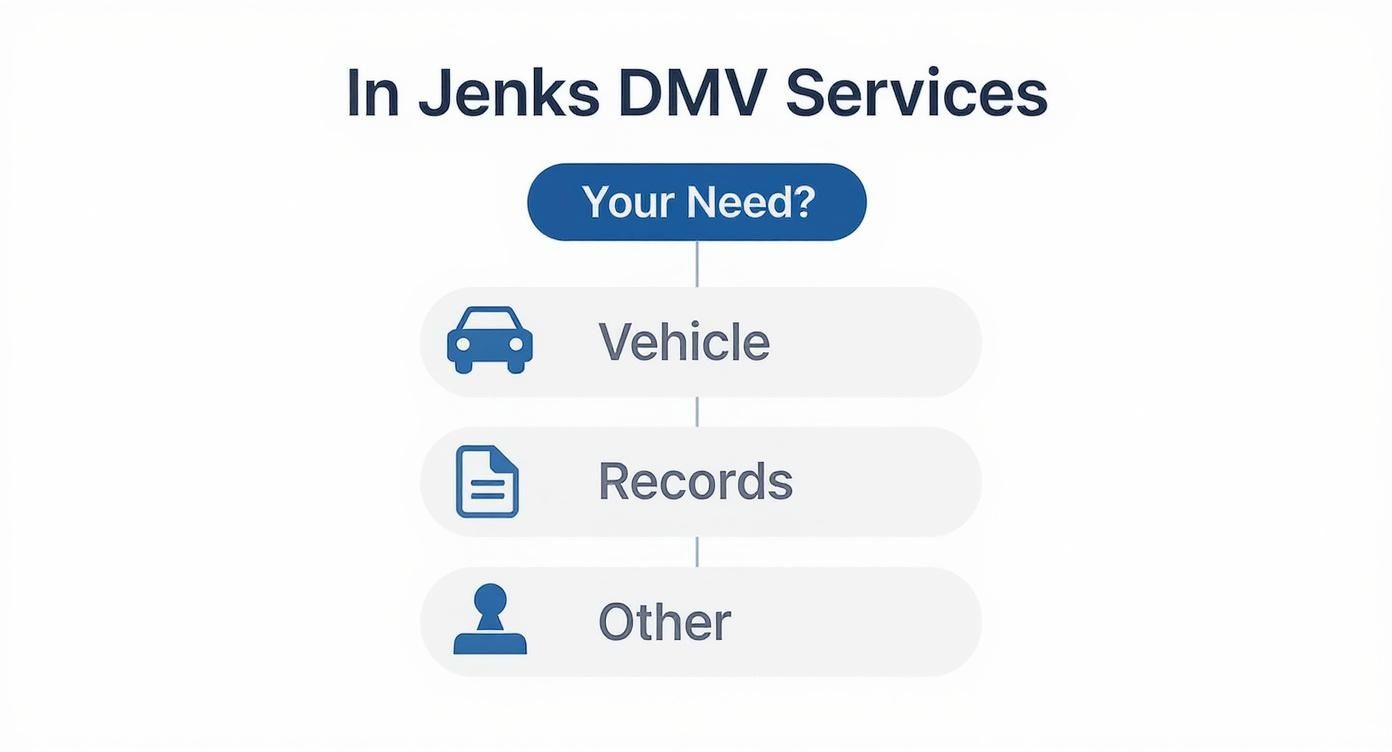 Infographic about dmv jenks oklahoma​