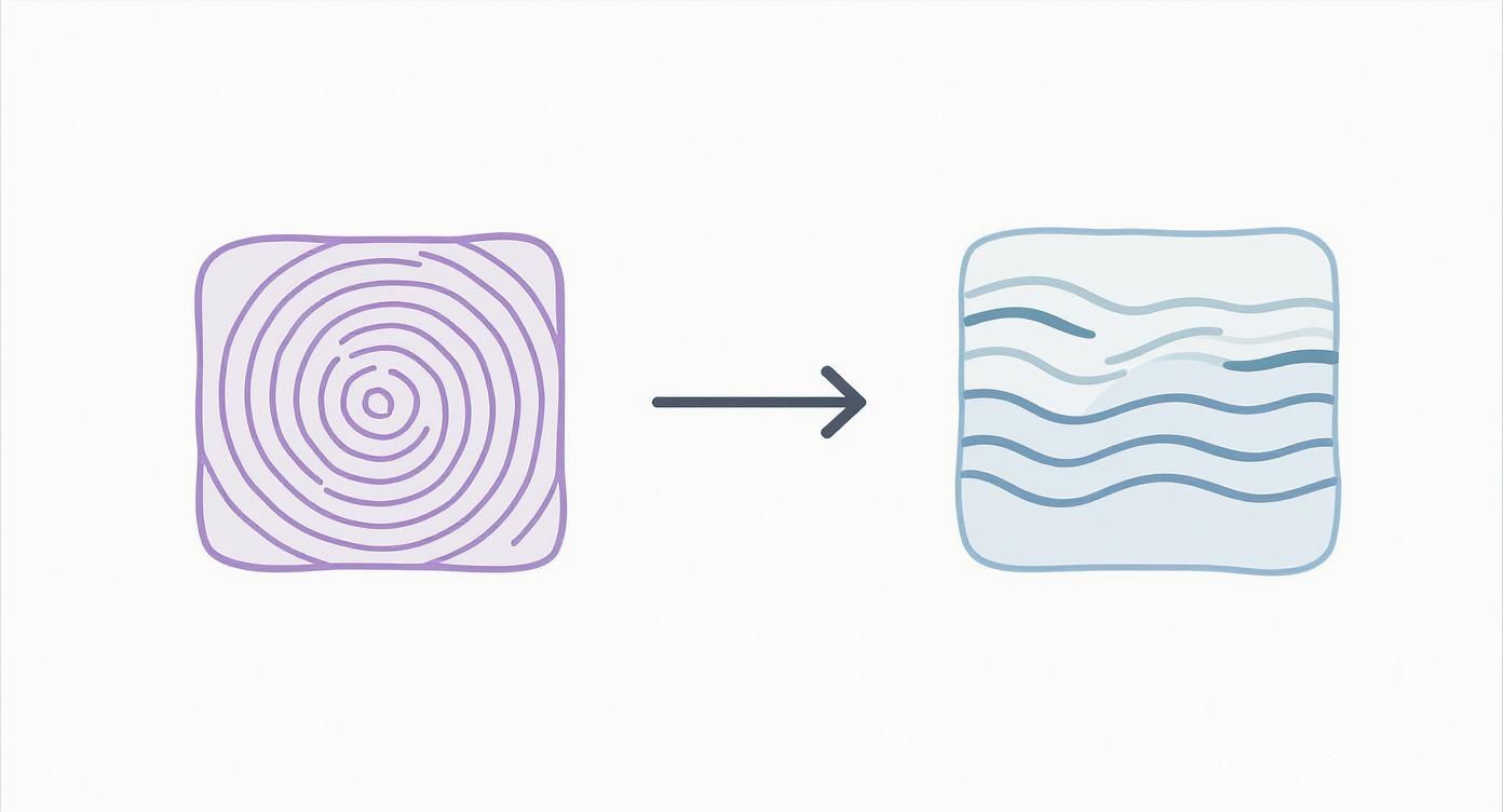 Infographic about quilting stitch patterns for beginners