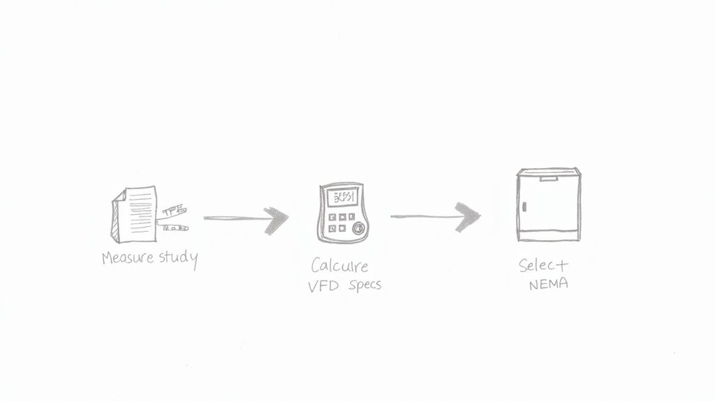 Technician examining an industrial control panel which may contain a harmonic filter for a VFD.