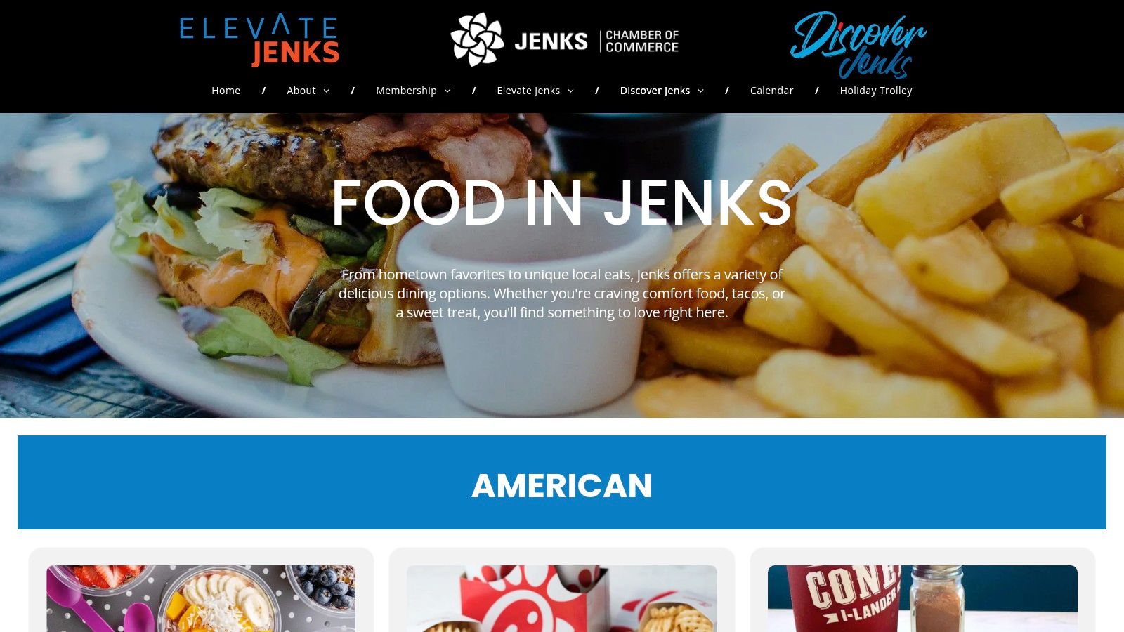 Jenks Chamber of Commerce – Dining Listings