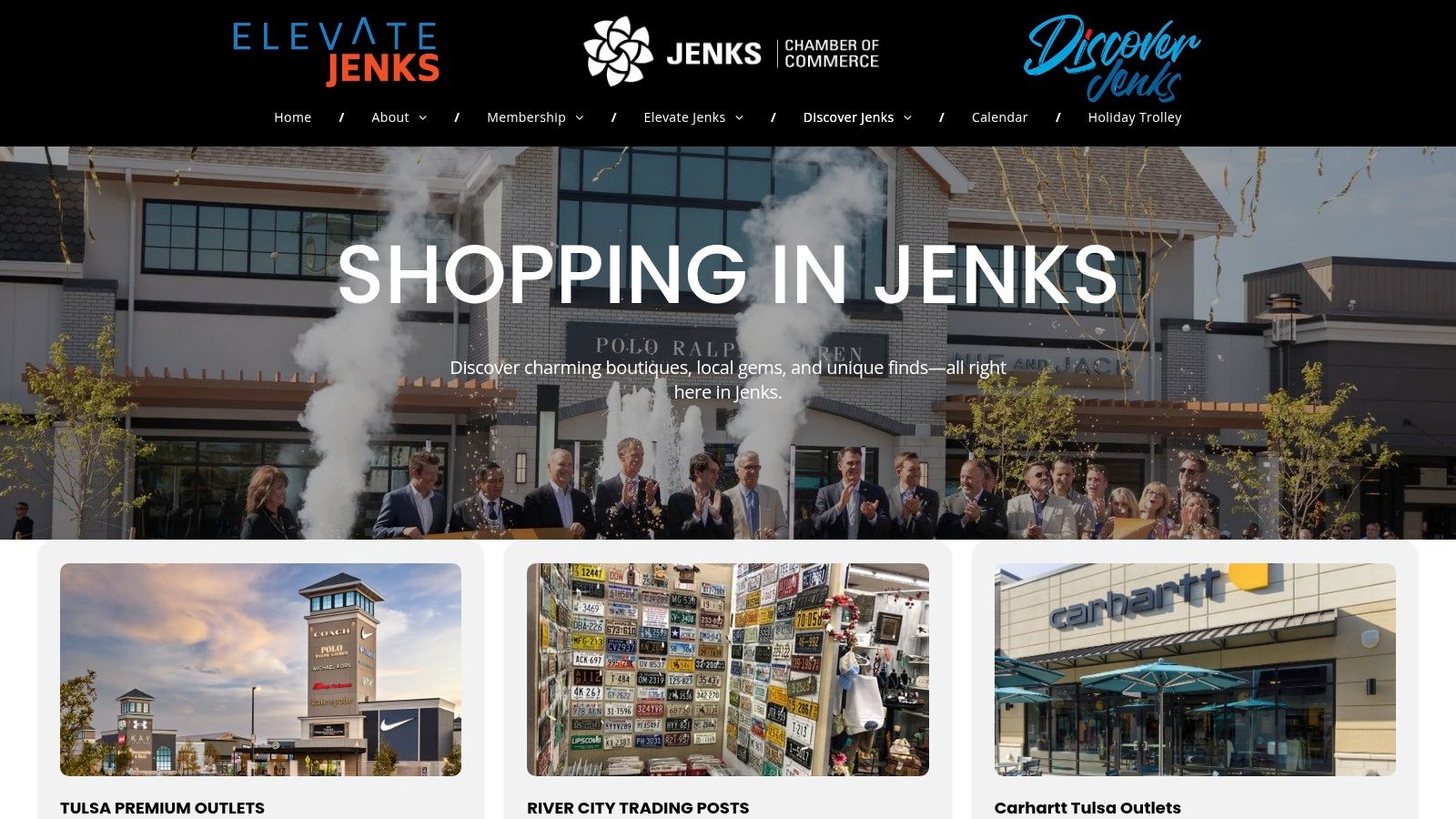 Jenks Chamber of Commerce — Shopping/Downtown Directory