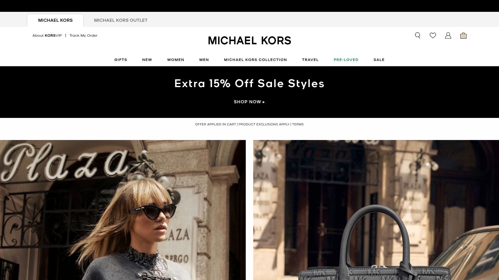 Michael Kors (MichaelKors.com / local store locator)
