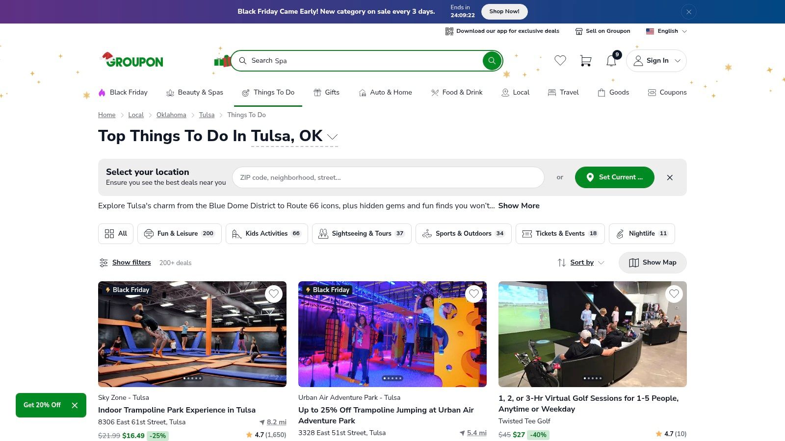 Groupon – Tulsa “Things to Do”