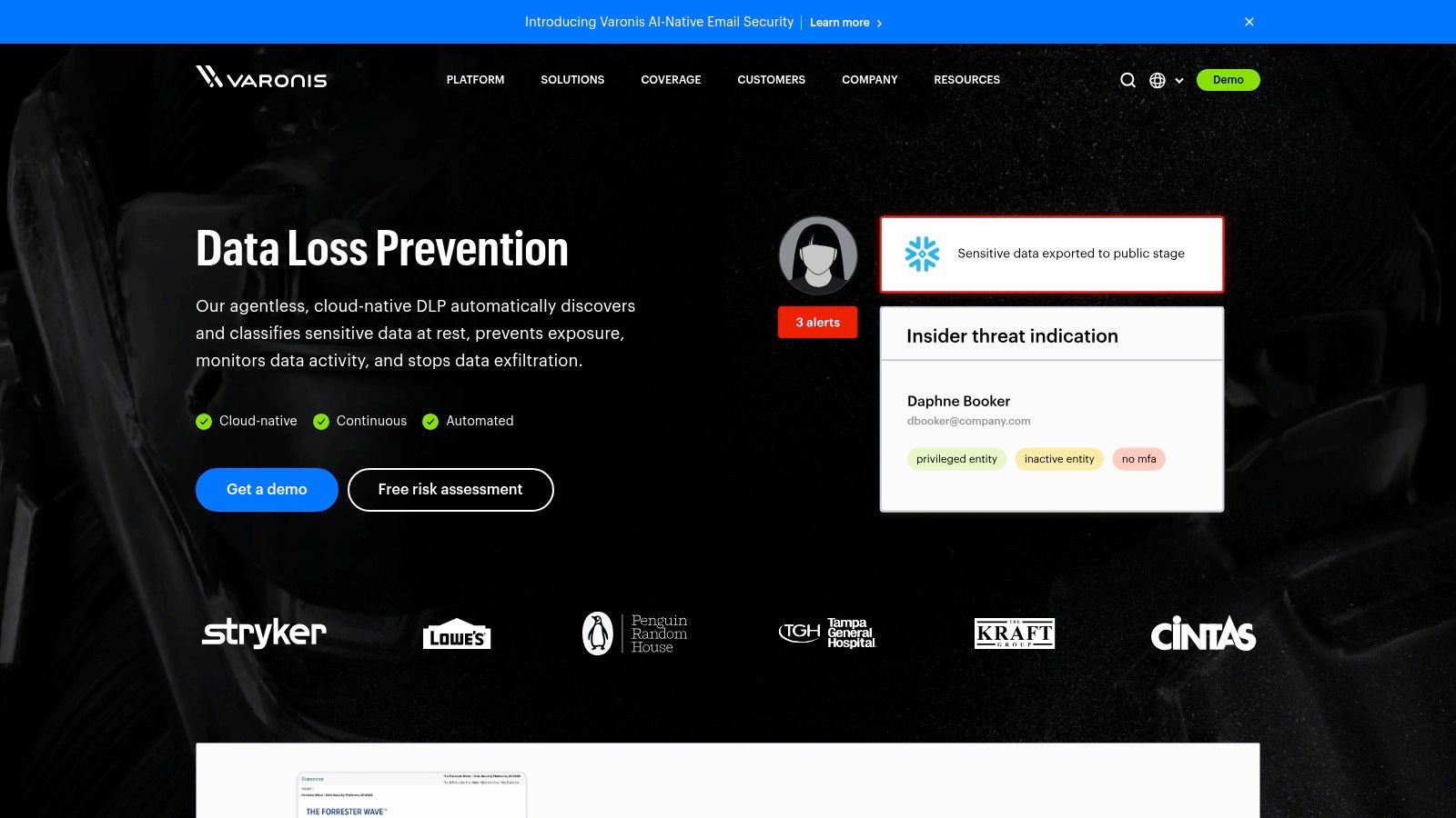 Varonis Data Security Platform