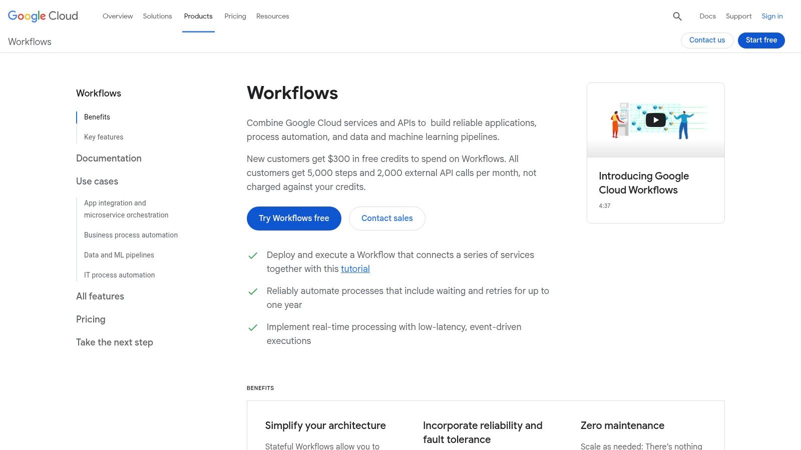 Google Cloud Workflows