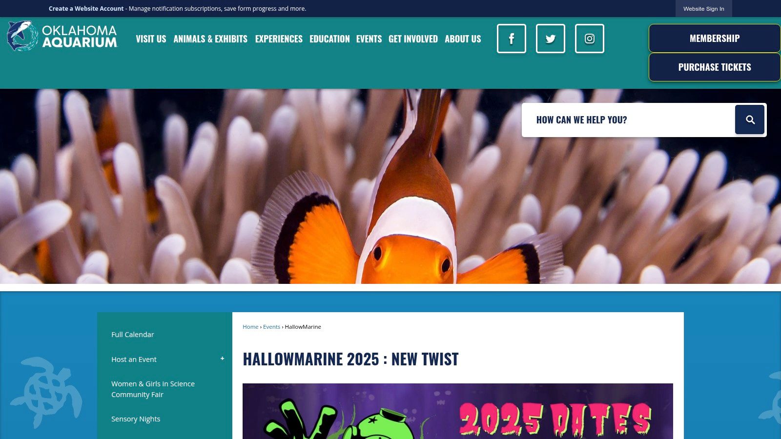 Oklahoma Aquarium – HallowMarine