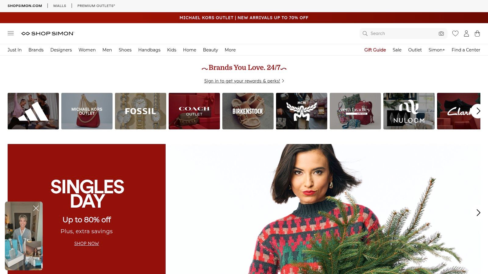 ShopSimon (Simon’s online outlet marketplace)